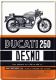 Ducati Desmo 250 Blechpostkarte 10 x 14 cm