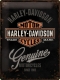 Harley Davidson Genuine Logo Blechschild 30 x 40 cm