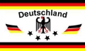 Deutschland Fan Fahne / Flagge 90x150 cm (Motiv 1)