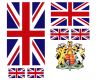 Gro�britannien Aufkleber Set