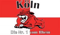 Köln Fahne / Flagge 90x150 cm Die Nr.1 vom Rhein (Bulldogge)
