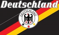 Deutschland Fan Fahne / Flagge 90x150 cm (Motiv 9)