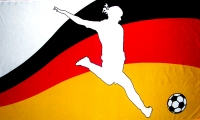 Deutschland Fahne / Flagge 90x150 cm WM Sondermotiv Frauen