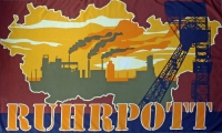 Ruhrpott Fahne / Flagge 90x150 cm Motiv 4