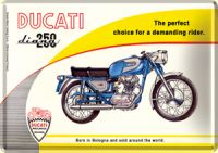 Ducati Diana 250 Blechpostkarte 10 x 14 cm