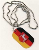 Niedersachsen Dog Tag 3x5 cm (70 cm Kugelkette)