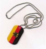 Deutschland Adler Dog Tag 3x5 cm (70 cm Kugelkette)