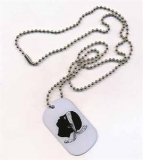 Korsika Dog Tag 3x5 cm (70 cm Kugelkette)