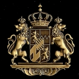 Bayern Wappen mit Löwen Pin ca. 33 x 35 mm