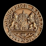 Königreich Bayern 1818 Pin Durchmesser 30 mm