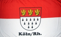 Kln mit Schrift Fahne / Flagge 90x150 cm