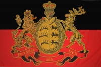 Württemberg Fahne / Flagge 90x150 cm Motiv 4 großes Wappen