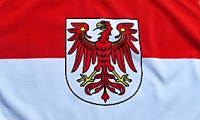 Brandenburg Fahne / Flagge 150x250 cm XXL