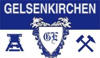 Gelsenkirchen Wappen Fahne / Flagge 90x150 cm