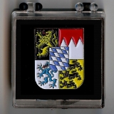 Bayern Wappen Pin Anstecknadel (Geschenkbox 40x40x18mm)