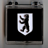Berlin Wappen Pin Anstecknadel (Geschenkbox 40x40x18mm)