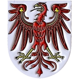 Brandenburg Wappen Pin Anstecknadel 25x20 mm