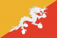Bhutan Fahne / Flagge 90x150 cm