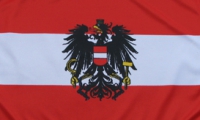 Österreich mit Adler Fahne / Flagge 150x250 cm XXL