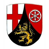 Rheinland Pfalz Wappen Pin Anstecknadel (Geschenkbox 40x40x18mm)