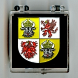 Meck Pomm Wappen Pin Anstecknadel (Geschenkbox 40x40x18mm)