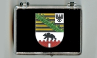 Sachsen-Anhalt Wappen Pin Anstecknadel (Geschenkbox 58x43x18mm)