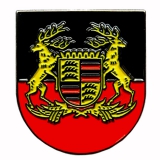 Volksstaat Württemberg Wappen Pin (Geschenkbox 40x40x18mm)