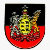 Knigreich Wrttemberg Wappen Pin (Geschenkbox 40x40x18mm)