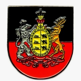 Königreich Württemberg Wappen Pin (Geschenkbox 58x43x18mm)
