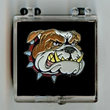 Bulldogge Pin Anstecknadel (Geschenkbox 40x40x18mm)
