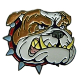 Bulldogge Pin Anstecknadel (Geschenkbox 40x40x18mm)