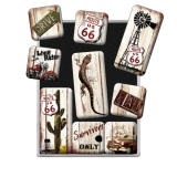 Route 66 Desert Survivor Magnet Set (9 Teilig)