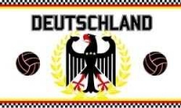 Deutschland Fussball mit Adler Fahne / Flagge 90x150 cm