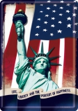 Statue of Liberty Blechpostkarte 10 x 14 cm