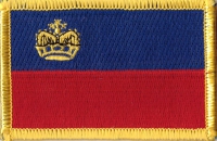 Liechtenstein Aufnäher Patch ca. 5,5cm x 8 cm