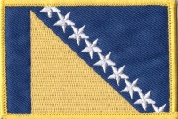 Bosnien-Herzegowina Aufnher Patch ca. 5,5cm x 8 cm