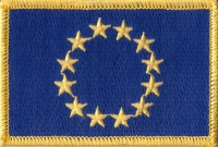 Europa Aufnher Patch ca. 5,5cm x 8 cm