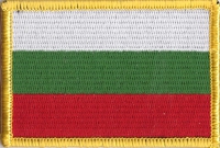 Bulgarien Aufnher Patch ca. 5,5cm x 8 cm