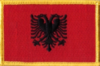 Albanien Aufnäher Patch ca. 5,5cm x 8 cm