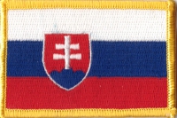 Slowakei Aufnäher Patch ca. 5,5cm x 8 cm