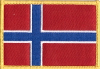 Norwegen Aufnäher Patch ca. 5,5cm x 8 cm