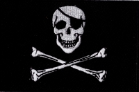 Pirat Aufnäher Patch ca. 5,5cm x 8 cm