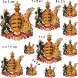 Königreich Württemberg Wappen Aufkleber Set (11-teilig)