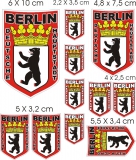Berlin Wappen Aufkleber Set (11-teilig)