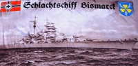Schlachtschiff Bismarck Fahne / Flagge 90x150 cm