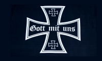 Gott mit uns (Motiv 2) Fahne / Flagge 90x150 cm
