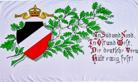 In Süd und Nord Fahne / Flagge 90x150 cm