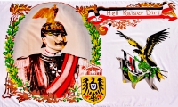 Heil Kaiser Dir (Wilhelm II) Fahne / Flagge 90x150 cm