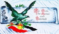 Für Kaiser und Vaterland Fahne / Flagge 90x150 cm