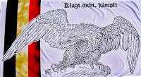 Klagt nicht kmpft Fahne / Flagge 90x150 cm